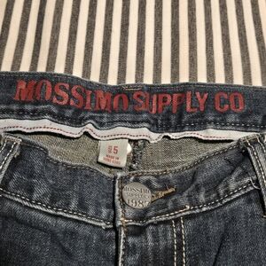Mossimo Supply Co. Dark Blue Jeans with Red Logo